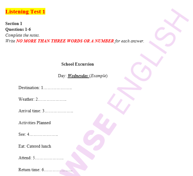Đề thi IELTS