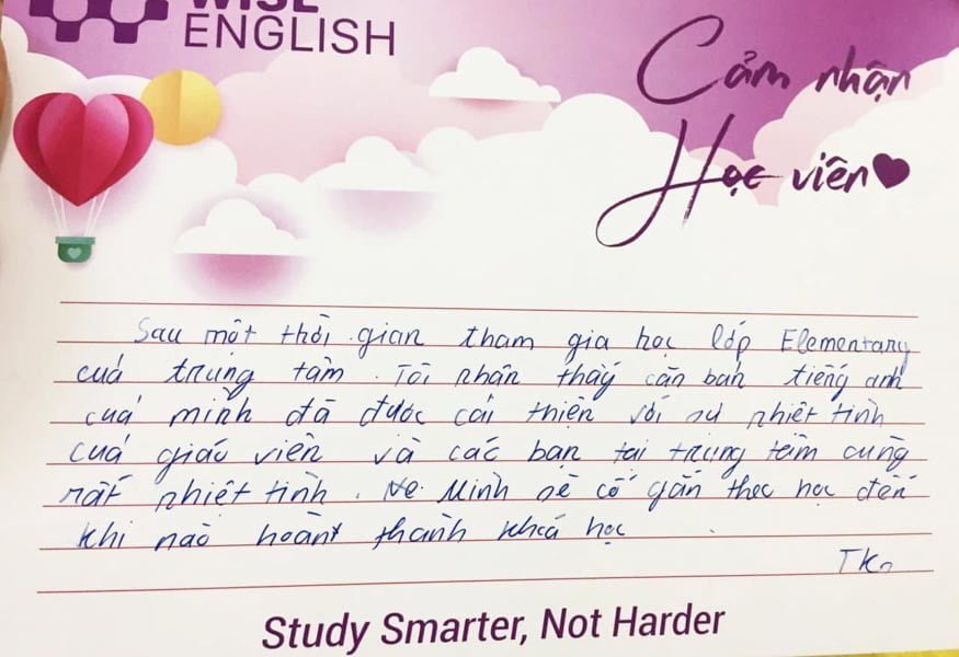 WISE ENGLISH HỌC VIÊN