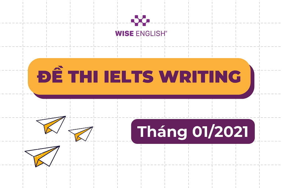 Đề thi IELTS Writing tháng 01.2021