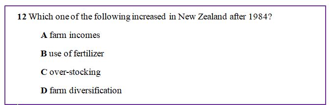 MULTIPLE CHOICE QUESTIONS