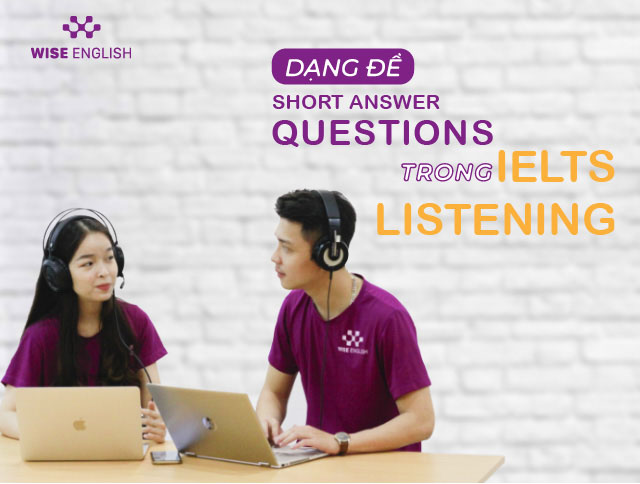 SHORT ANSWER QUESTIONS IELTS LISTENING