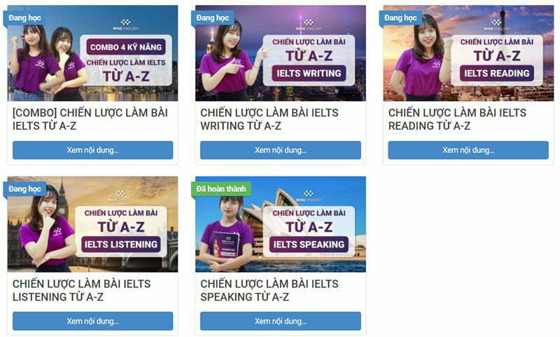 Khóa học IELTS online