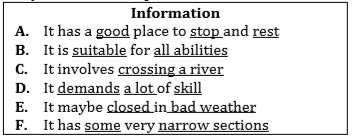 matching-information