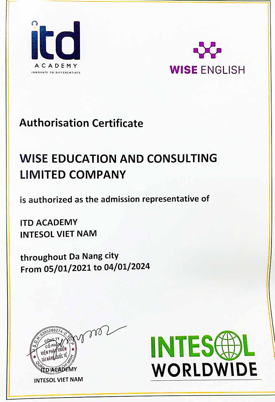 WISE ENGLISH da tro thanh doi tac chinh thuc iTD Academy 1 1