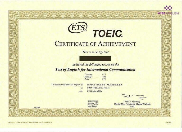 lớp học TOIEC tại Hàm Nghi