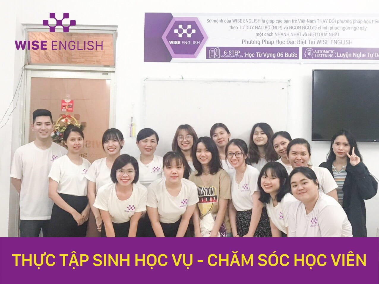 thực tập sinh chăm sóc học viên