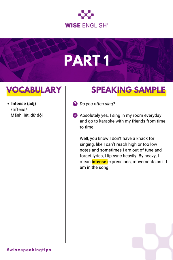 IELTS-Speaking-Sample-Part 1
