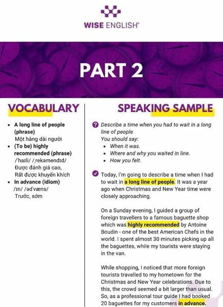 IELTS-Speaking-Sample-Part 2
