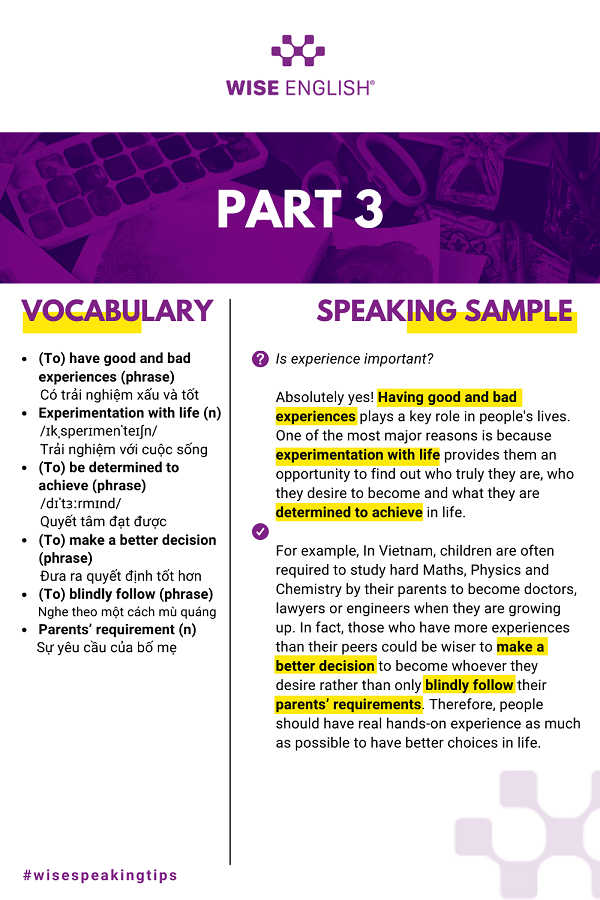 IELTS-Speaking-Sample-Part 3