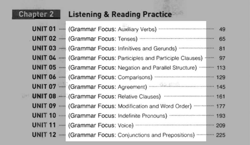 starter toeic
