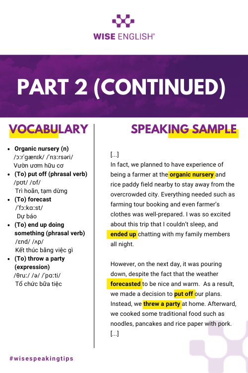 ielts speaking sample