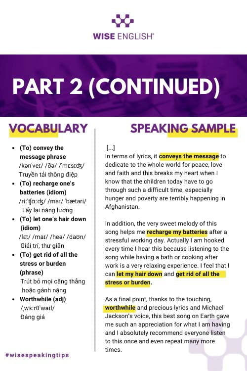 ielts speaking sample