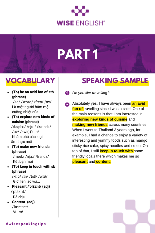 ielts speaking sample