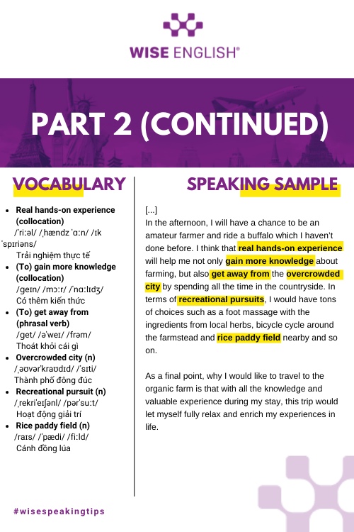 ielts speaking sample