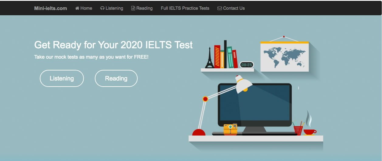test IELTS Online miễn phí