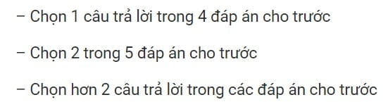 Multiple Choice Reading
