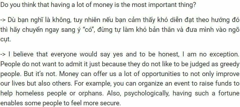 tips làm ielts speaking part 2
