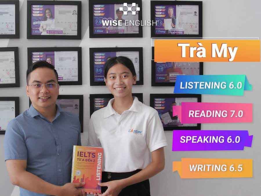 Học viên Trà My với IELTS 6.5