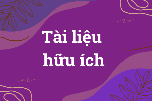 tài liệu hữu ích