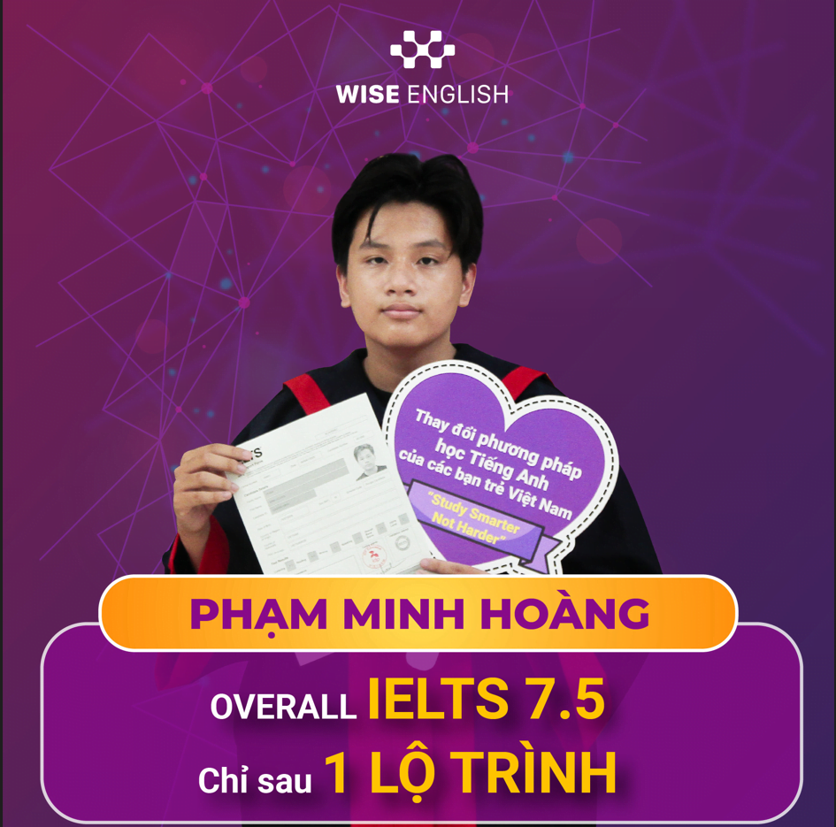 Phạm Minh Hoàng 7.5 IELTS