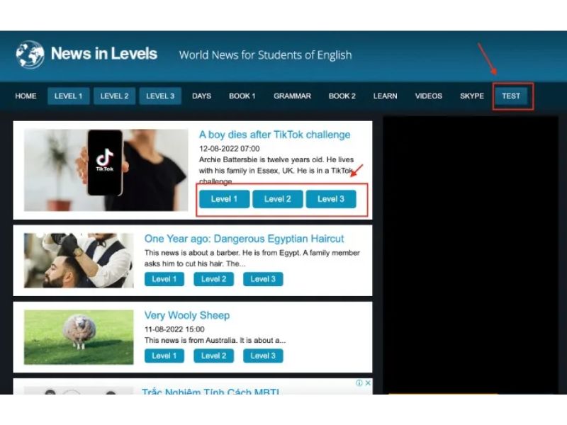 News in Level