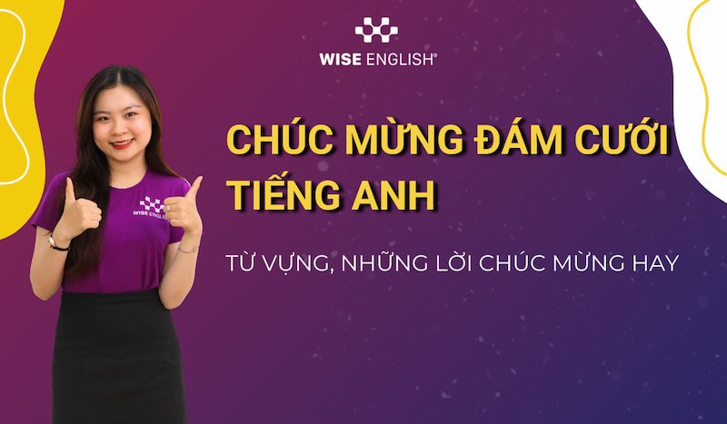 Chúc mừng đám cưới tiếng Anh