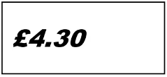 4. How much will the girl pay for her cinema ticket?