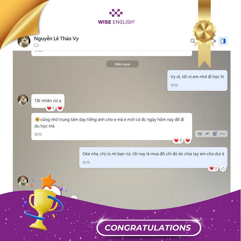 Feedback wiser thao vy 1