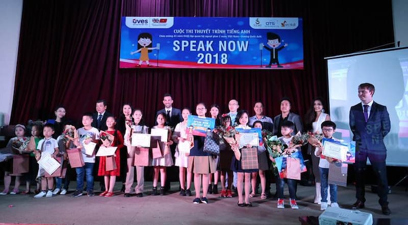 Cuộc thi tiếng anh quốc tế cho các bé Speak Now