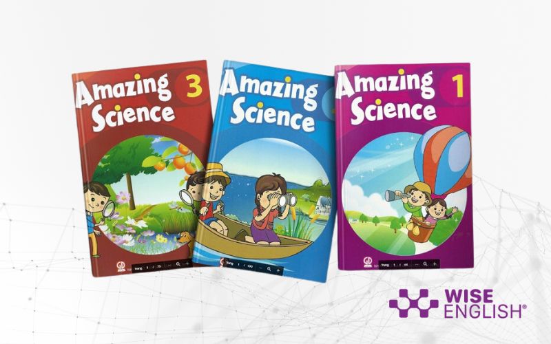 Sách cho thiếu nhi Amazing Science 1,2,3