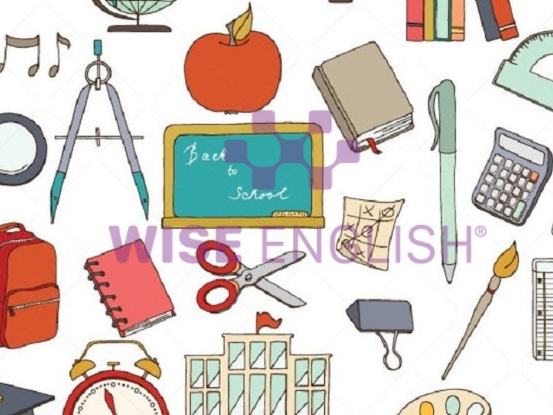 Top 8 chủ đề học tiếng Anh qua các đồ vật phổ biến nhất 3 Từ vựng về đồ dùng học tập