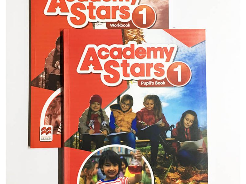 Sách dạy giao tiếp tiếng Anh cho trẻ em Academy Stars