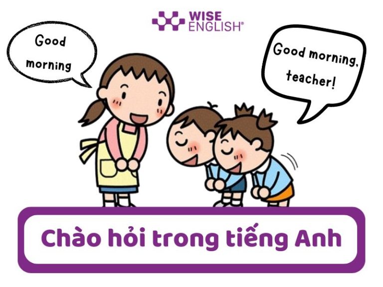 Bé học chào hỏi trong tiếng Anh