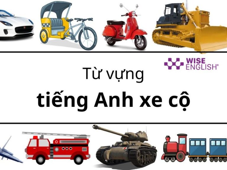 Từ vựng tiếng Anh xe cộ