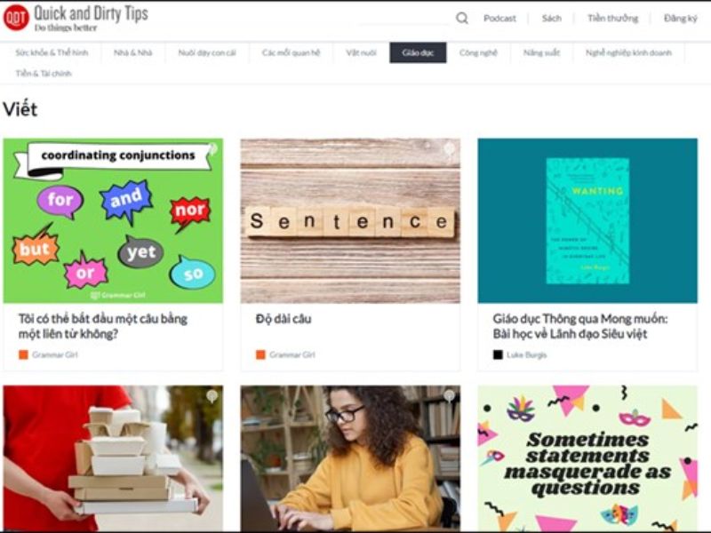 15 website luyện Writing hữu ích giúp bạn nâng band IELTS nhanh chóng 6 Grammar Girl