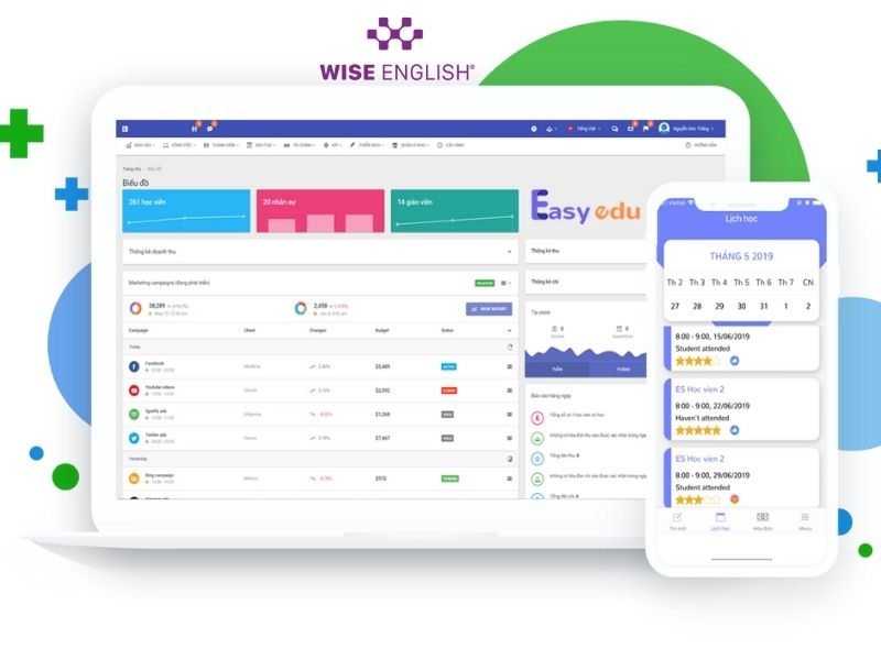 TOP 11 phần mềm quản lý trung tâm ngoại ngữ được đánh giá tốt nhất hiện nay 3 Phần mềm Easy Edu
