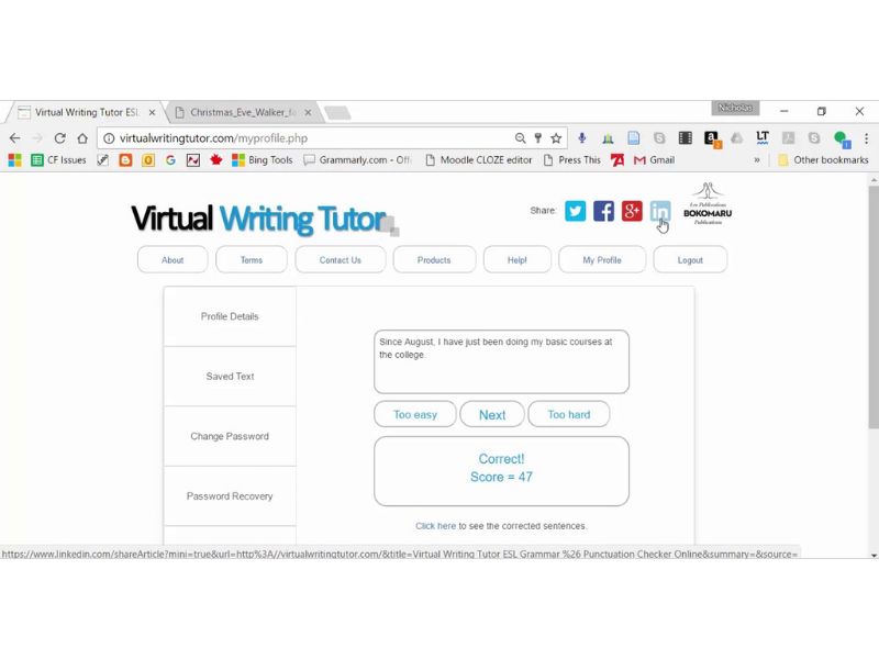 15 website luyện Writing hữu ích giúp bạn nâng band IELTS nhanh chóng 14 Virtualwritingtutor