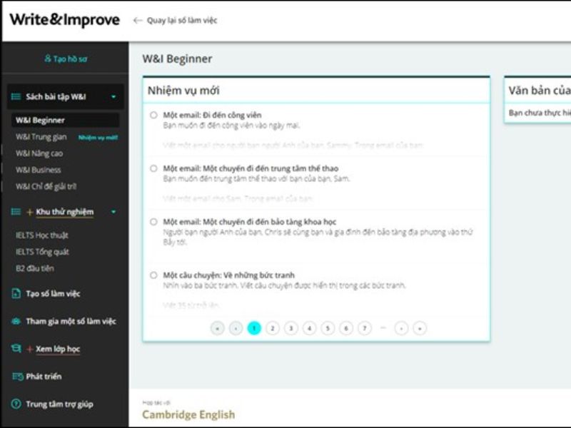15 website luyện Writing hữu ích giúp bạn nâng band IELTS nhanh chóng 5 Writeandimprove