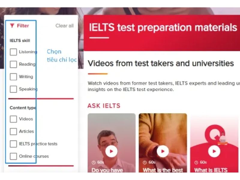 Top 20+ Website luyện Listening cực hiệu quả cho người mới bắt đầu 5 Pre IELTS IDP
