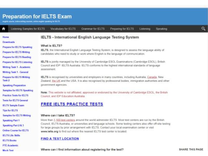 Top 6 website cung cấp đề thi thử IELTS Online miễn phí 2024 5 IELTS Exam