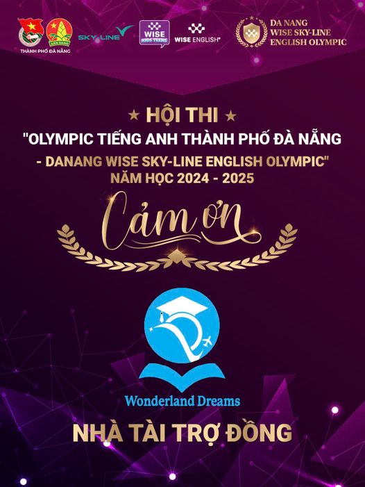 CẢM ƠN CÔNG TY TNHH WONDERLAND DREAMS 