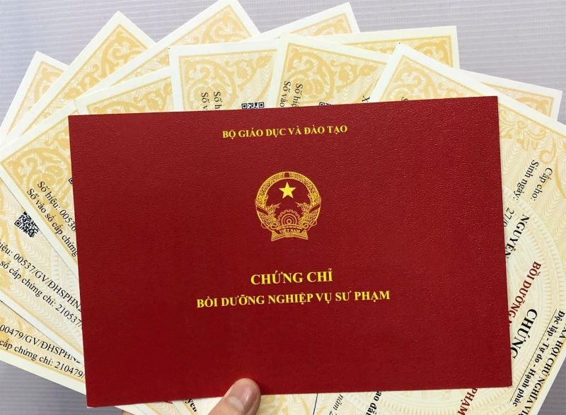 Chứng chỉ nghiệp vụ sư phạm