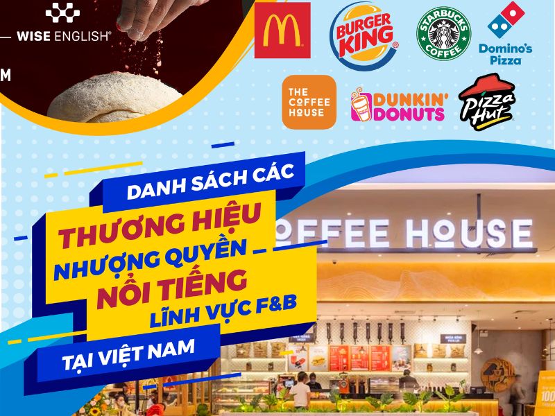 Các thương hiệu nhượng quyền tại Việt Nam