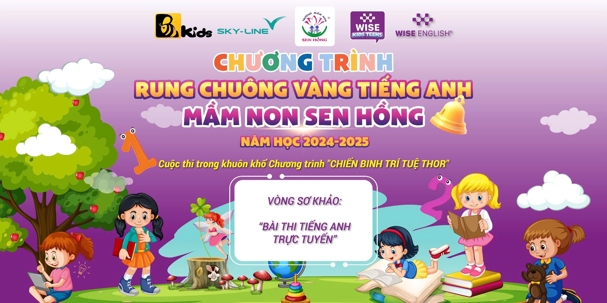 rung chuong vang mam non sen hong