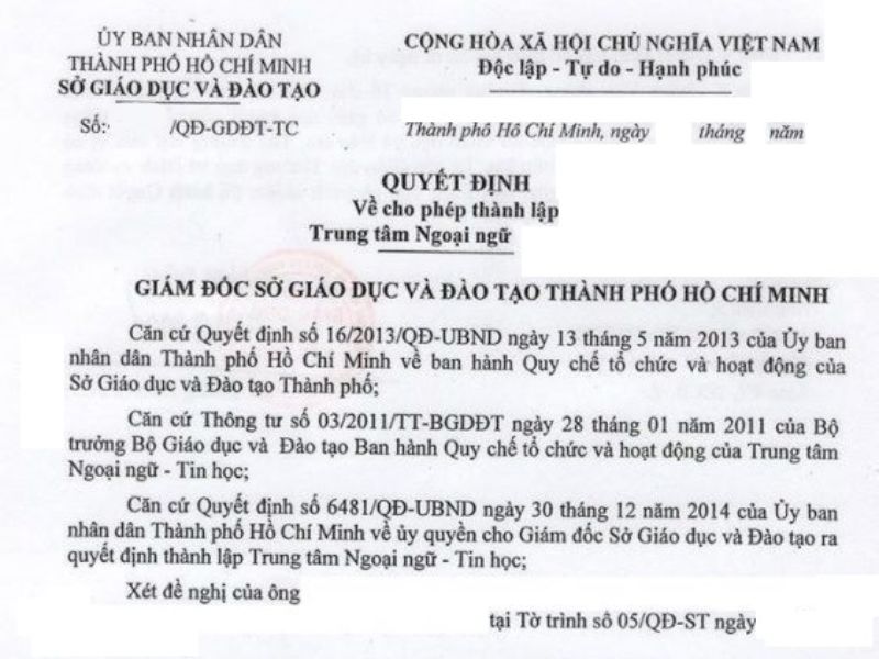 Quy trình gia hạn giấy phép trung tâm ngoại ngữ mới nhất 2025 4 gia han giay phep trung tam ngoai ngu 2