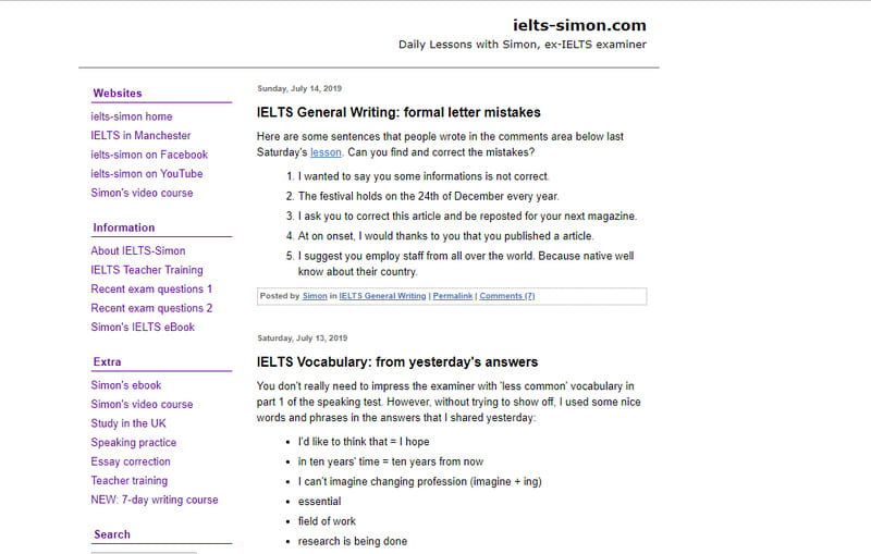 Top các khóa học IELTS miễn phí bạn không thể bỏ lỡ 3 Ielts Simon