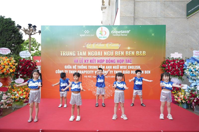 CHÚC MỪNG TRUNG TÂM NGOẠI NGỮ BEN BEN B&B - ĐỐI TÁC NHẬN CHUYỂN GIAO GIÁO TRÌNH, GIÁO ÁN, QUY TRÌNH VÀ HỆ THỐNG TỪ HỆ THỐNG TRUNG TÂM ANH NGỮ WISE ENGLISH KHAI TRƯƠNG HỒNG PHÁT