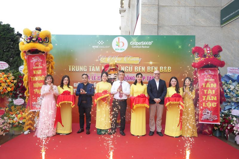 CHÚC MỪNG TRUNG TÂM NGOẠI NGỮ BEN BEN B&B - ĐỐI TÁC NHẬN CHUYỂN GIAO GIÁO TRÌNH, GIÁO ÁN, QUY TRÌNH VÀ HỆ THỐNG TỪ HỆ THỐNG TRUNG TÂM ANH NGỮ WISE ENGLISH KHAI TRƯƠNG HỒNG PHÁT