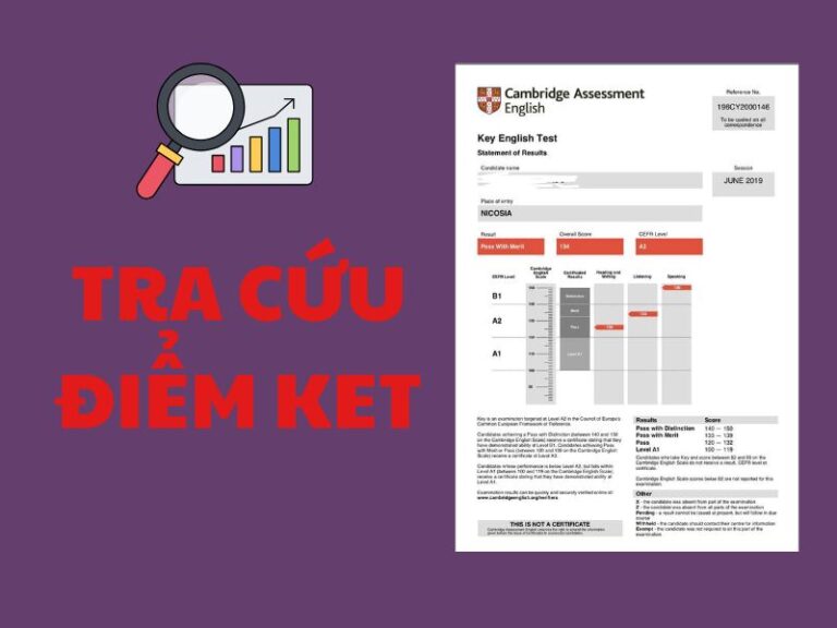 Tra cứu điểm KET