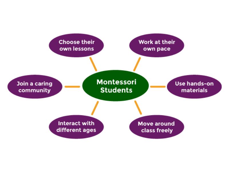 Mindmap phương pháp Montessori
